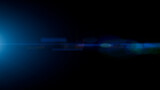 Anamorphic Light Leak Master Prime Lens Flares Glowing isolated on a black background for Film and Movie. Great for Transitions, Titles, Opener. VFX Elements. Add Anamorphic Flare Effect.