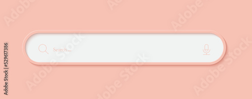 Search bar design element. Search Bar for website and UI, mobile apps. Vector illustration
