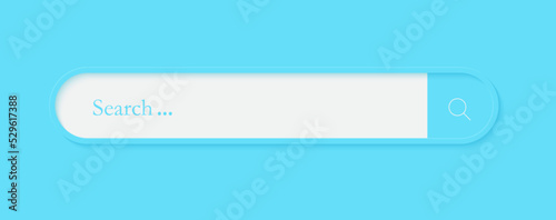 Search boxes in flat design. Colourful search engine illustrations. Search bar interface collections.
