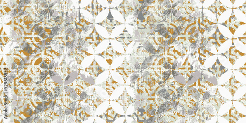 Vector Earth Modern tone colors with Carpet bathmat and Rug Boho style ethnic floral damask design pattern with distressed woven texture and effect Antique traditional rug pattern floor covering