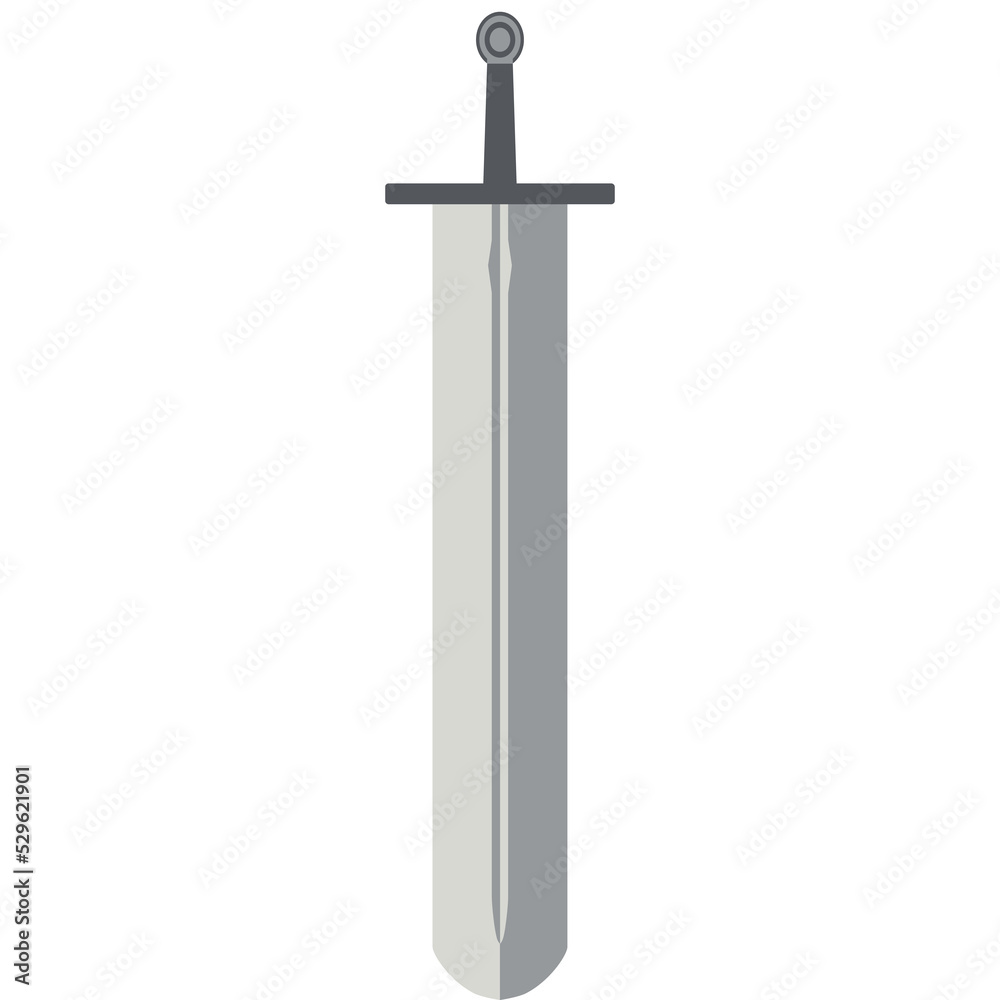 Big Knight Sword Two Handed Two Side Sharp Big Swords Warrior Weapon