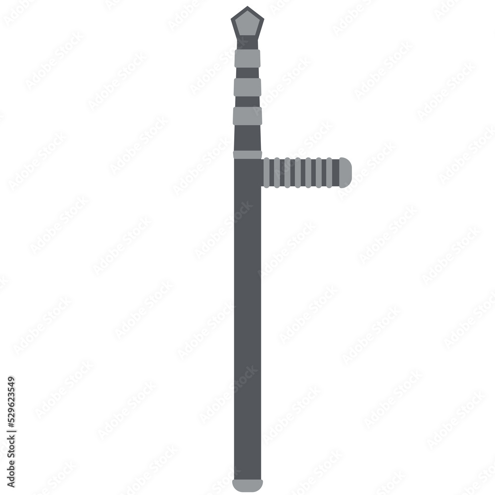 Security Stick One Handed With Handle Classic Weapon Security Stick One Handed With Handle Classic Weapon