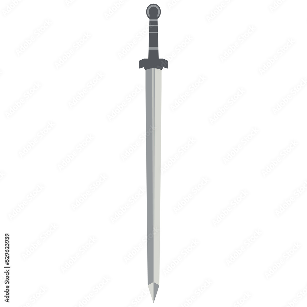Sword One Handed Two Side Sharp Long Swords Knight Weapon