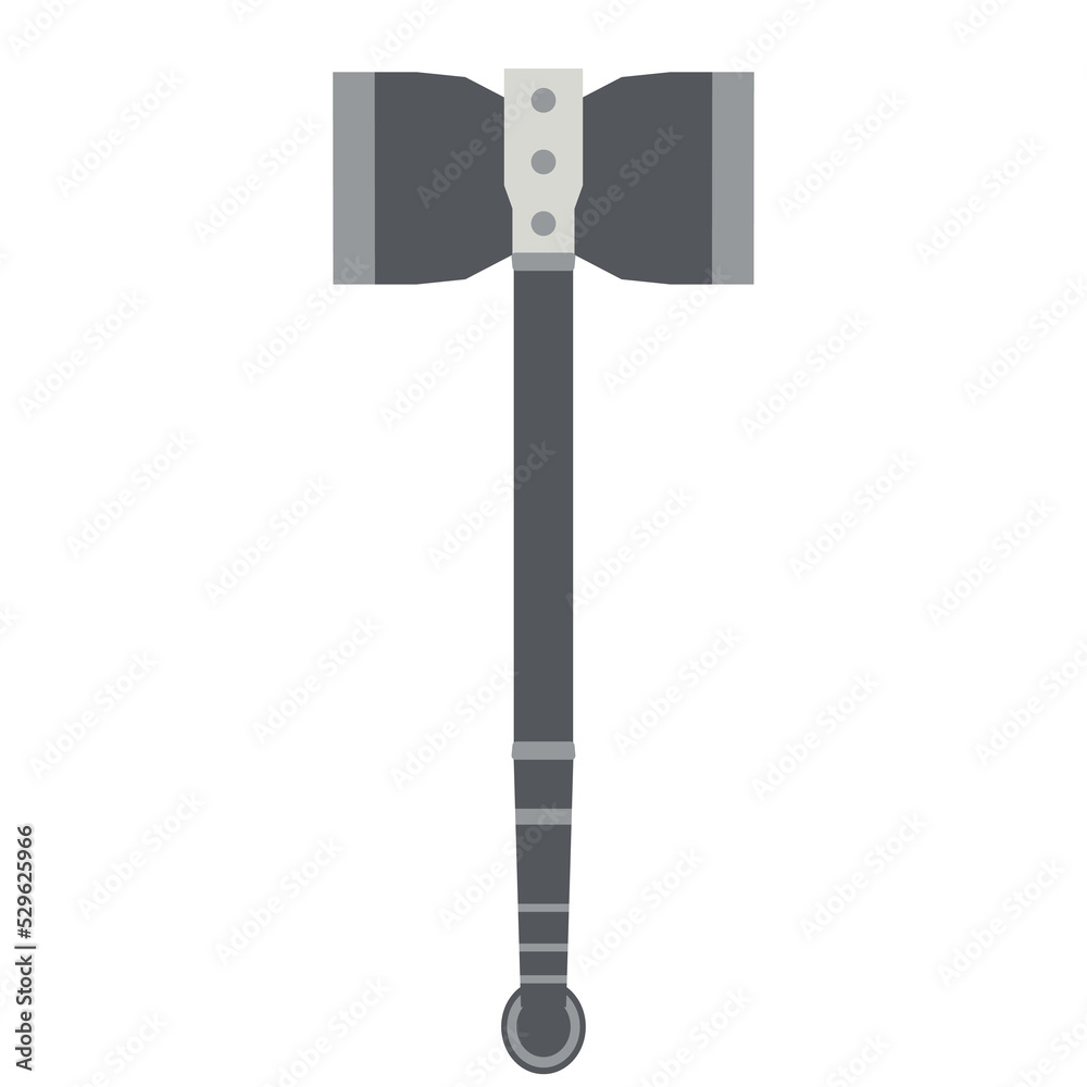 War Hammer Battle Viking Double Side Warrior Weapon