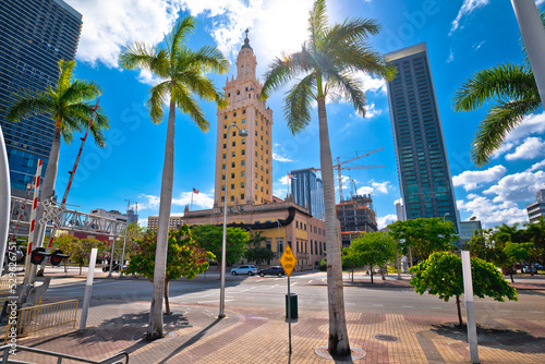 Freedom Tower in Miami street view © xbrchx