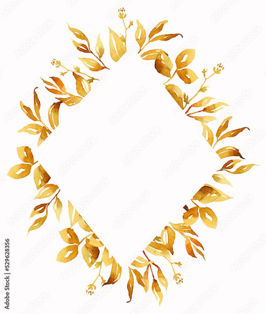 Fall leaves frame Fall leaves frame