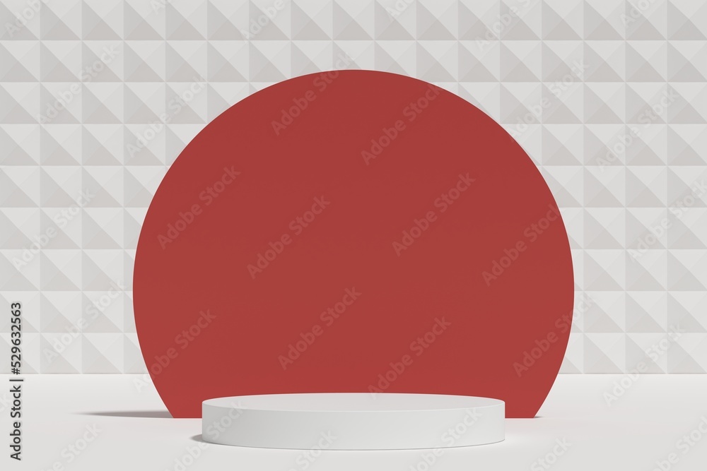 Background 3d scene with empty podium, product display mock up minimal ...