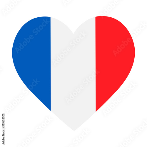 FranceFlag Heart png photo