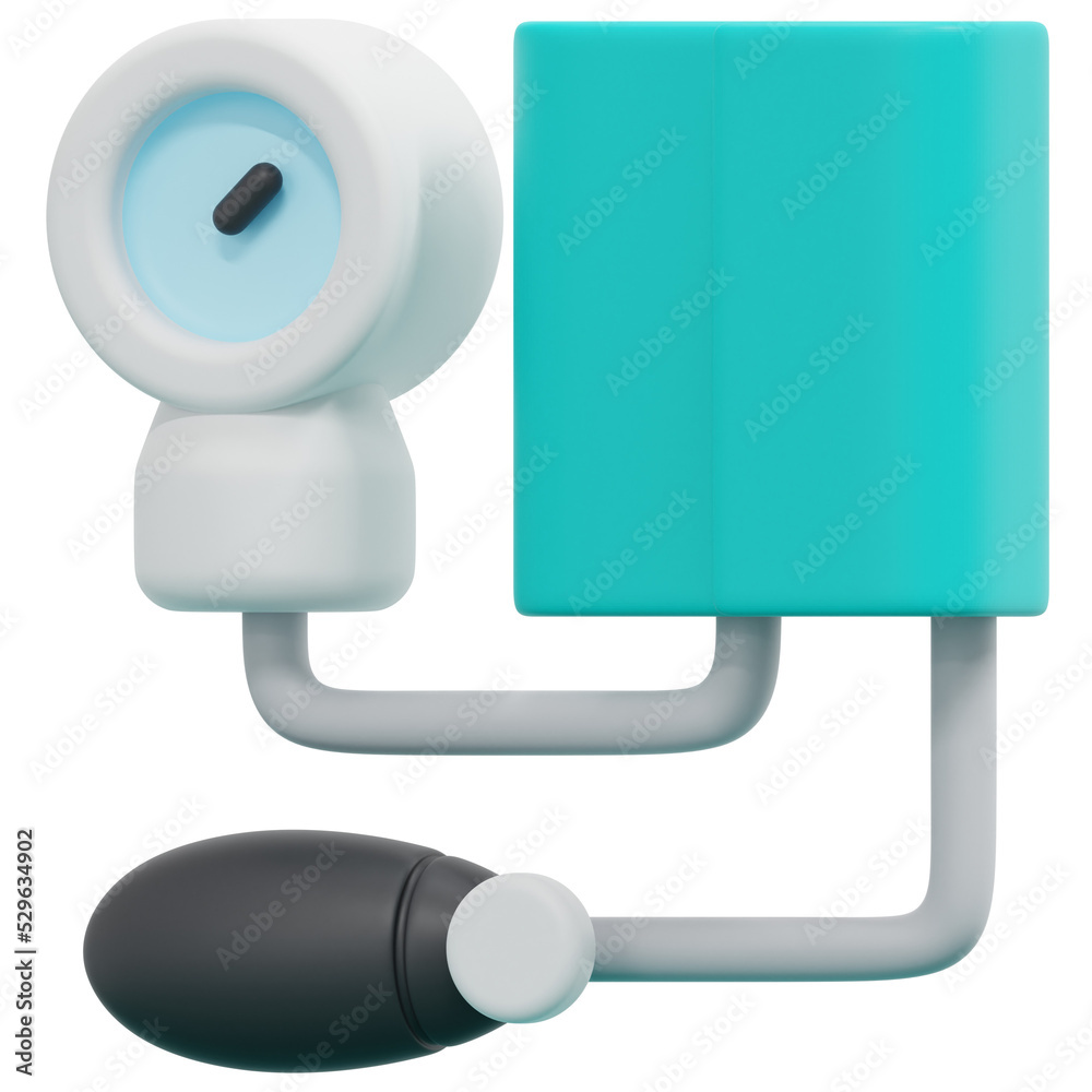 blood pressure 3d render icon illustration blood pressure 3d render icon illustration