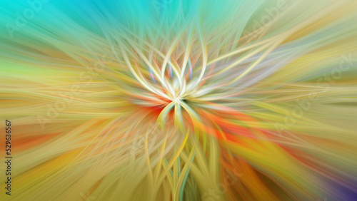 Wallpaper Mural Absract colored flower - wallpaper Torontodigital.ca