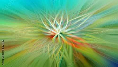 Wallpaper Mural Absract colored flower - wallpaper Torontodigital.ca