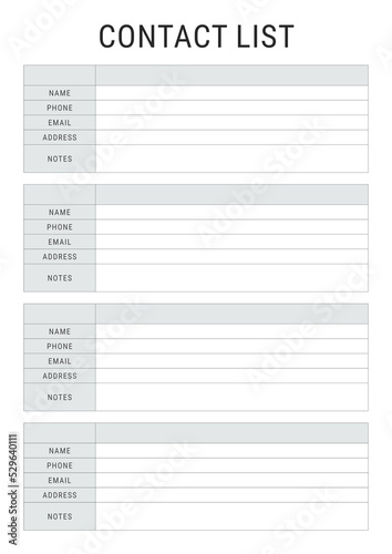 Contact List