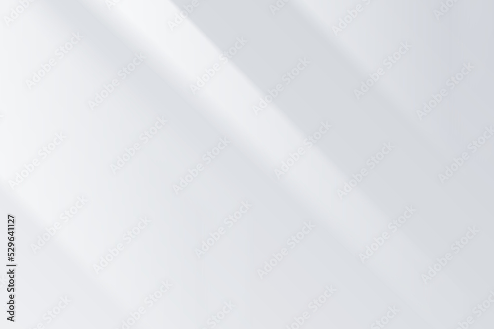 Gray background for product presentation with shadow and light from windows