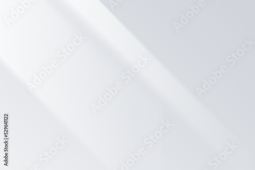 Gray background for product presentation with shadow and light from windows