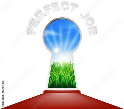 Perfect Job Keyhole Concept