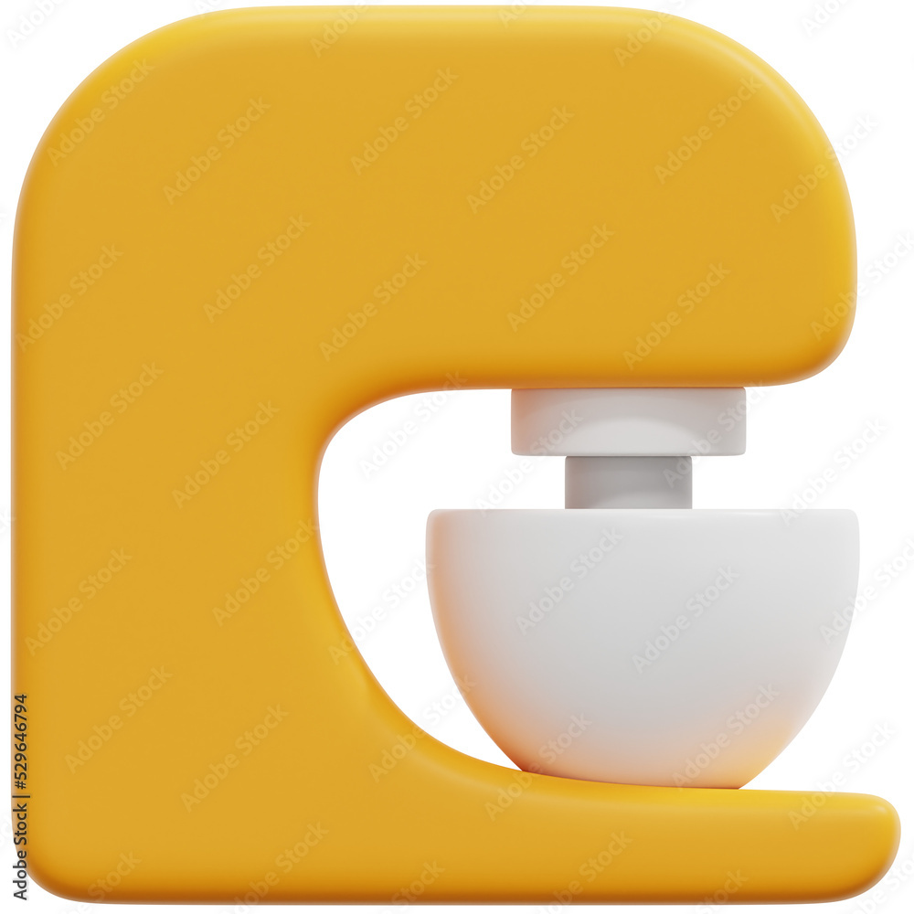 mixer 3d render icon illustration mixer 3d render icon illustration