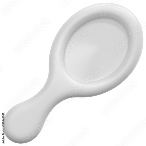 spoon 3d render icon illustration