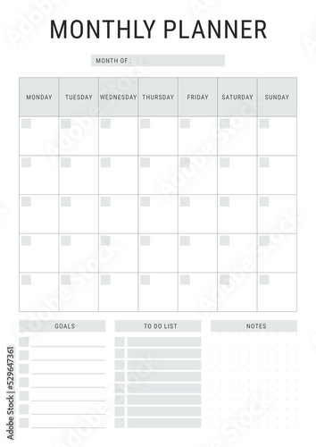Monthly Planner