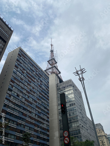 Wallpaper Mural Paulista Avenue cityscape Torontodigital.ca
