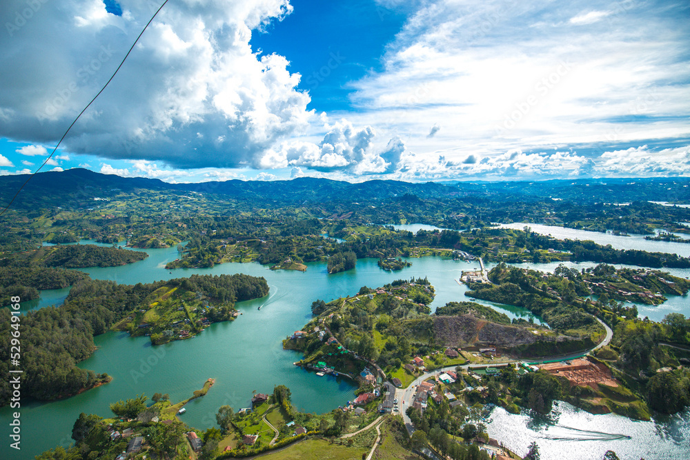 The Rock of Guatapé, Piedra del Peñol Colombia, Medellín, Guatapé ...