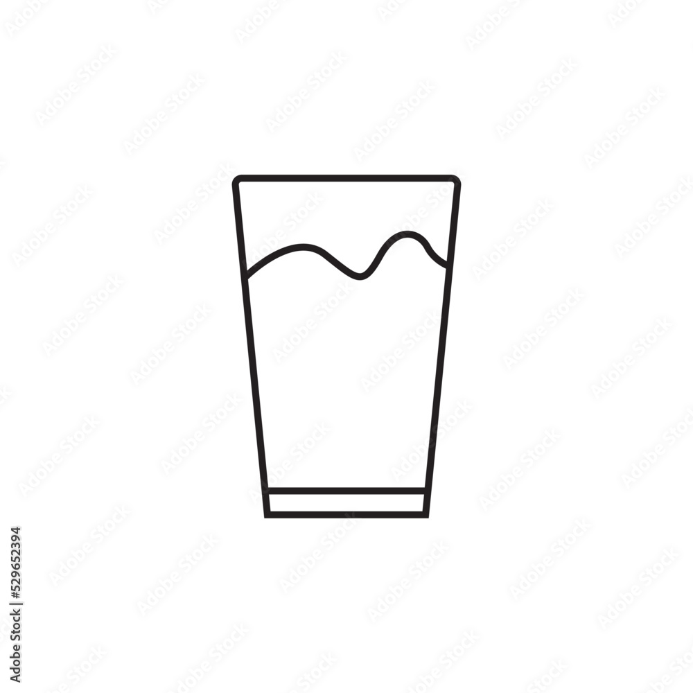 glass of water icon glass of water icon