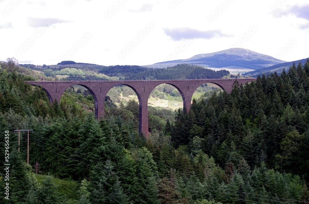 Bridge in Ardeche in France, Europe