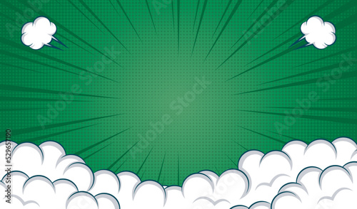Flat comic style background pop art illustration