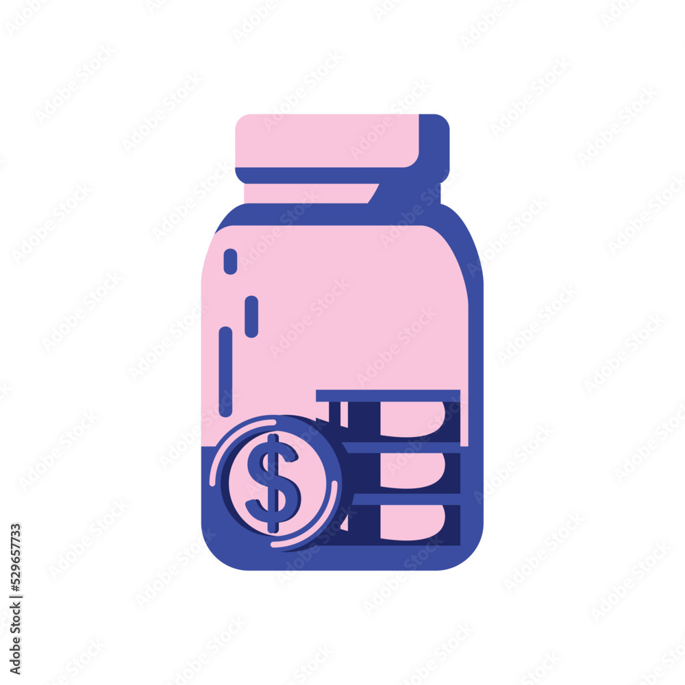 flat money jar