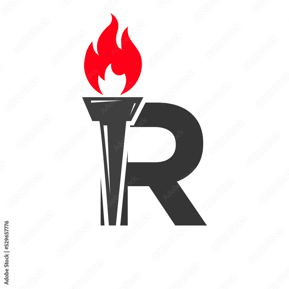 R Fire Logo Vector Images (over 210)