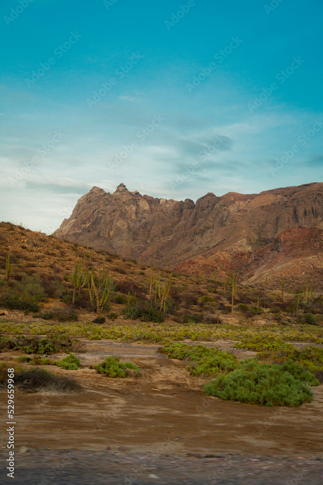 Mountains landscape of La Paz - Mexico Mountains landscape of La Paz - Mexico
