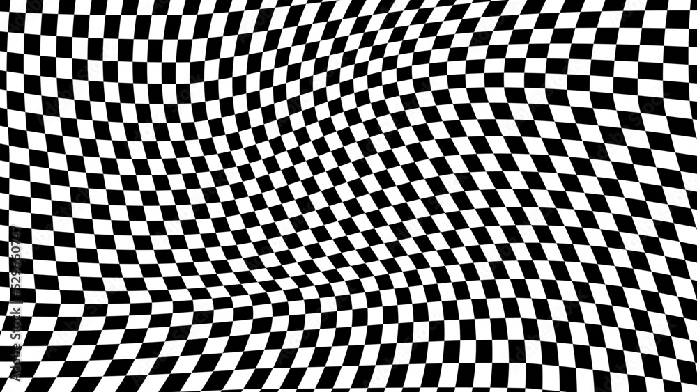 aesthetic black checkerboard distorted checkered wallpaper illustration