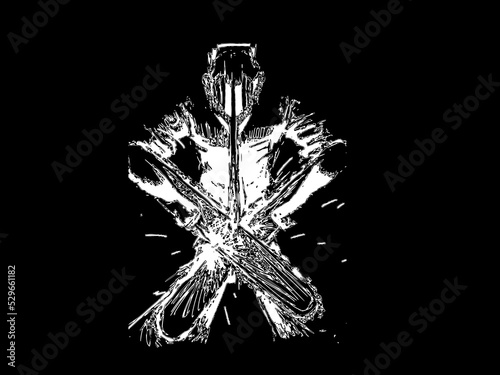 abstract man