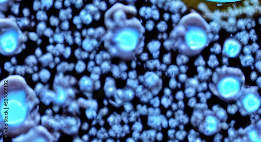 Realistic rendering of bacteria Realistic rendering of bacteria