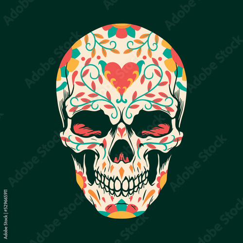 Dia De Los Muertos Sugar skull