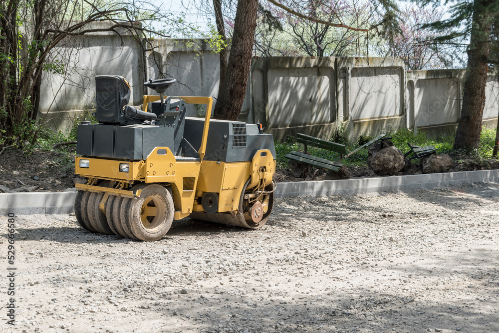 custom made wallpaper toronto digitalAsphalt machine that is on the road and is ready to work.