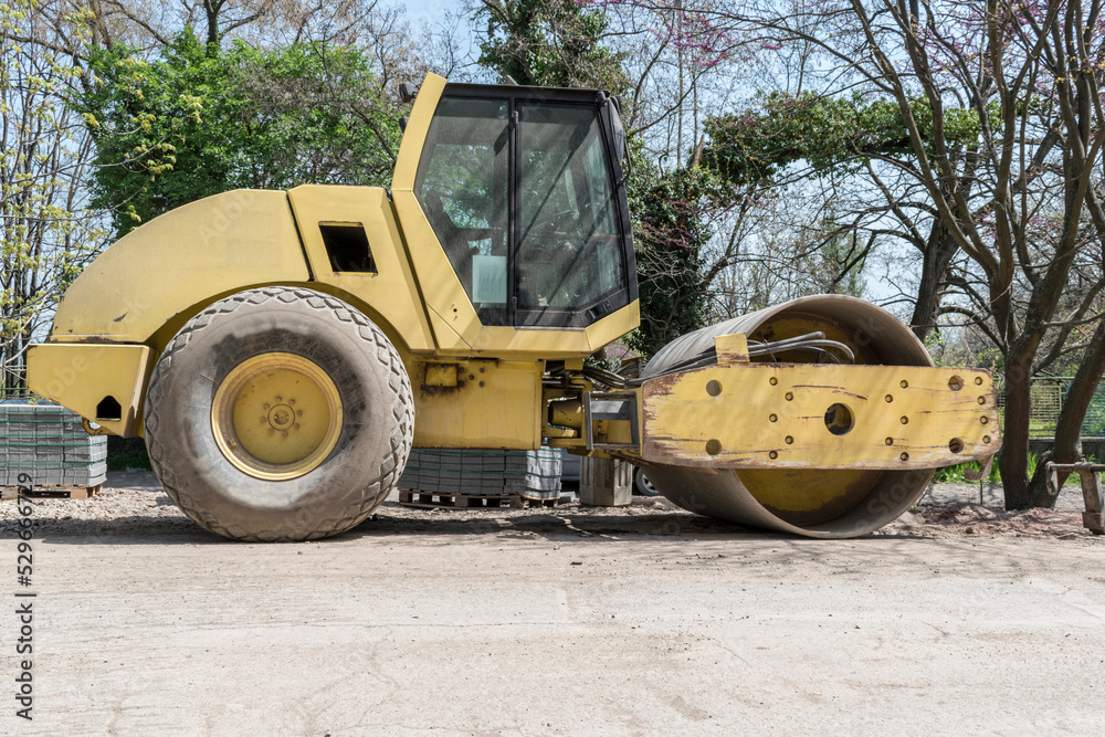 custom made wallpaper toronto digitalAsphalt machine that is on the road and is ready to work.