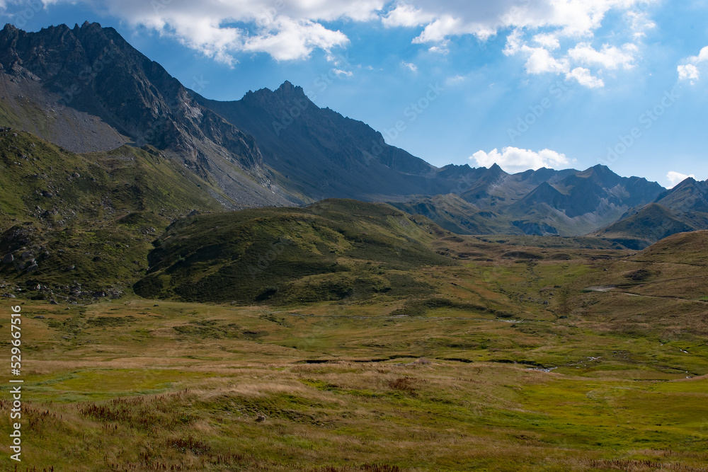 Panorama des Alpes, autour du Cormet de Roseland