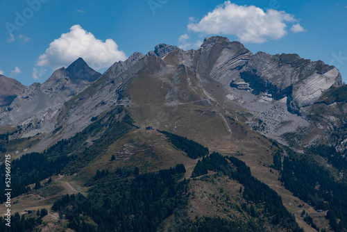 Panorama des Alpes, le massif des Aravis