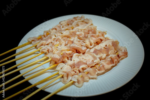 Pork Grilled skewer BBQ