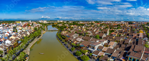 view of Hoi An ancient town which is a very famous destination of Vietnam © Kien