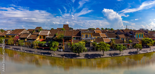 view of Hoi An ancient town which is a very famous destination of Vietnam