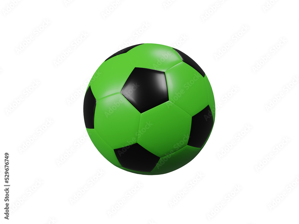 Soccer ball isolated. 3D rendering Soccer ball isolated. 3D rendering