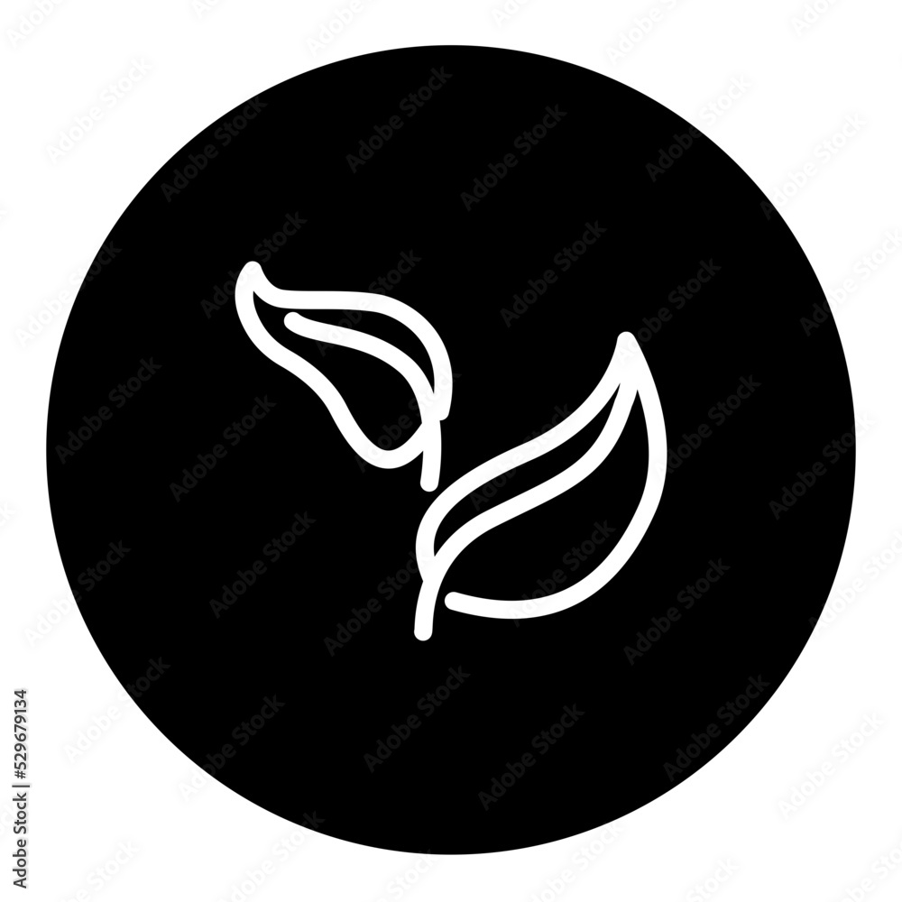 Obraz premium leafline icon set stock vector. illustration set