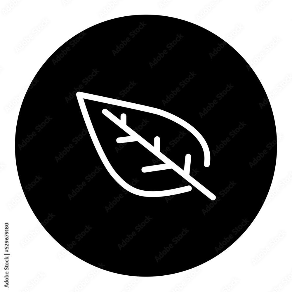 leafline icon set stock vector. illustration set leafline icon set stock vector. illustration set