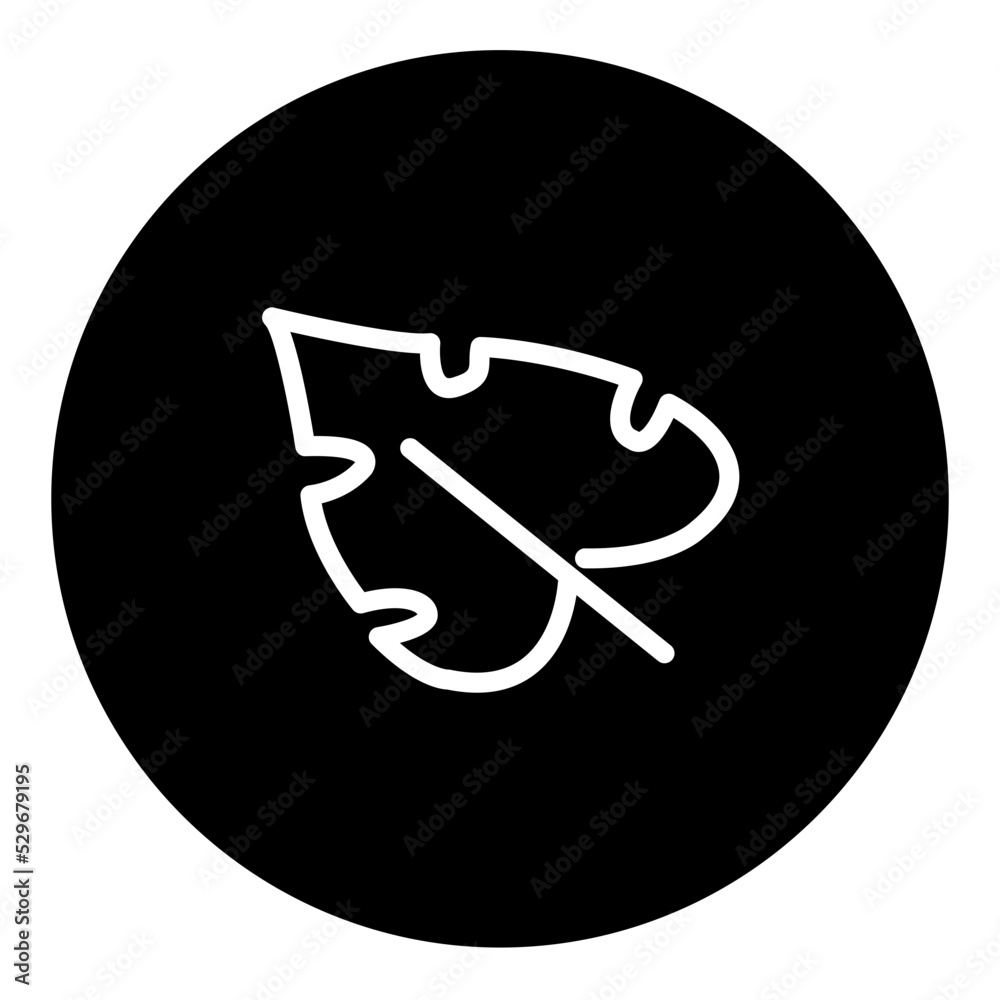 leafline icon set stock vector. illustration set leafline icon set stock vector. illustration set