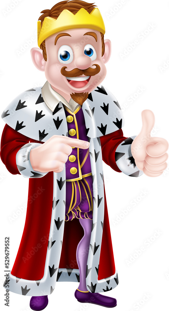 Cartoon King Illustration Cartoon King Illustration
