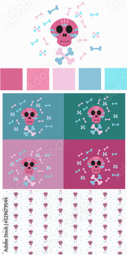 Ilustración calavera