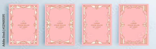 Modern abstract covers set, minimal covers design. Colorful geometric background, vector illustration.	
