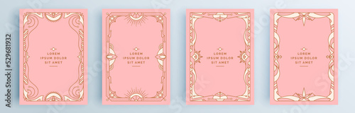 Modern abstract covers set, minimal covers design. Colorful geometric background, vector illustration.	
