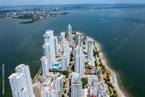 Cartagena in Colombia from above | Luftbilder von der Stadt Cartagena in Colombia 
